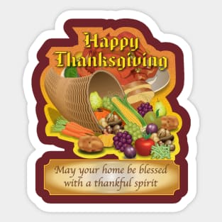 Thanksgiving Spirit Sticker